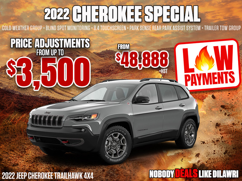 2022 Jeep Cherokee Trailhawk 4X4