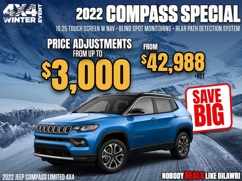 2022 Jeep Compass Limited 4X4