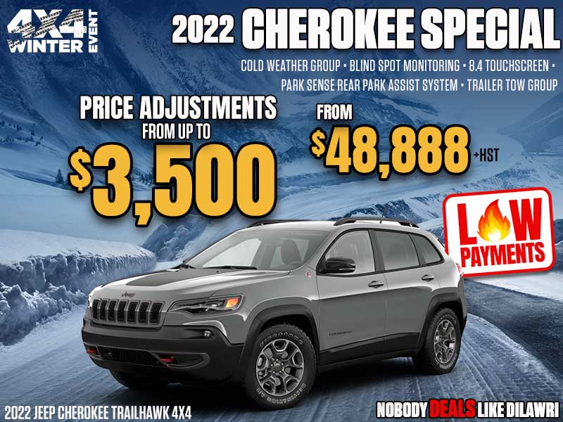 2022 Jeep Cherokee Trailhawk 4X4