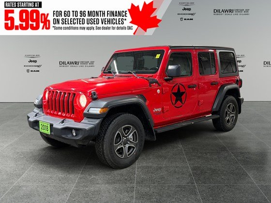 2018 Jeep Wrangler Unlimited Sport