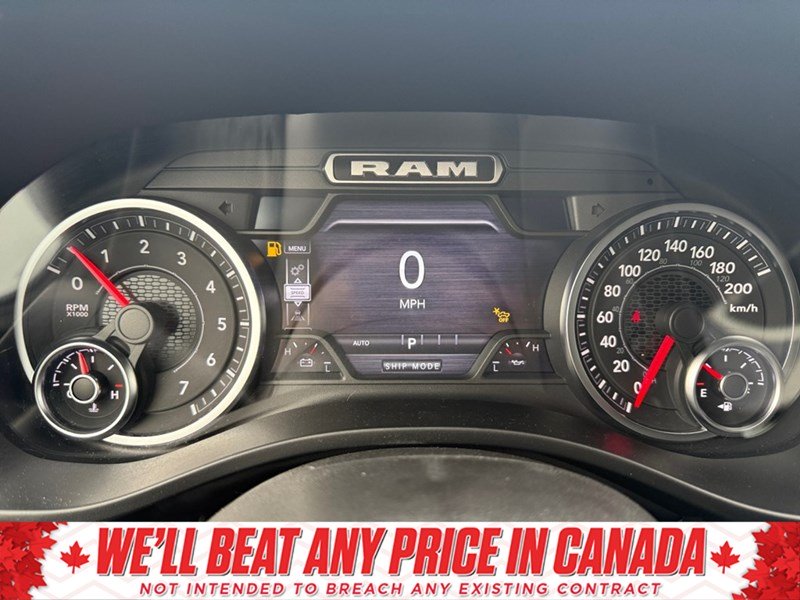 2025 RAM 1500 Big Horn Night Pkg 4x4 Crew Cab 5'7" Box