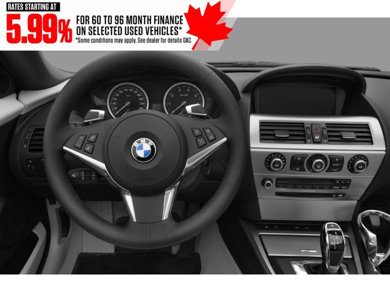 2009 BMW 650 2dr Cabriolet 650i Interior Shot 3