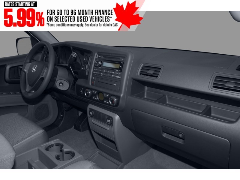 2010 Honda Ridgeline 4WD Crew Cab VP Interior Shot 1