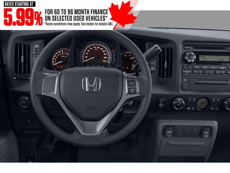 2010 Honda Ridgeline 4WD Crew Cab VP Interior Shot 3