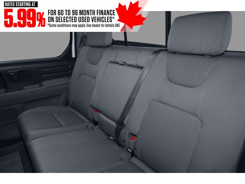 2010 Honda Ridgeline 4WD Crew Cab VP Interior Shot 6