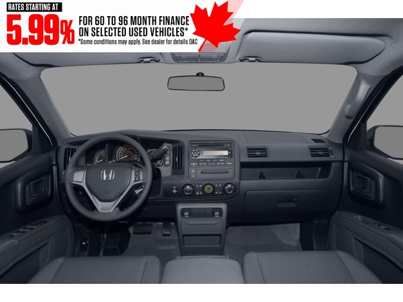 2010 Honda Ridgeline 4WD Crew Cab VP Interior Shot 7
