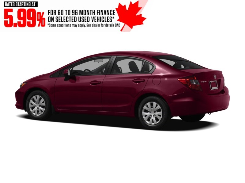 2012 Honda Civic 4dr Auto LX Exterior Shot 10