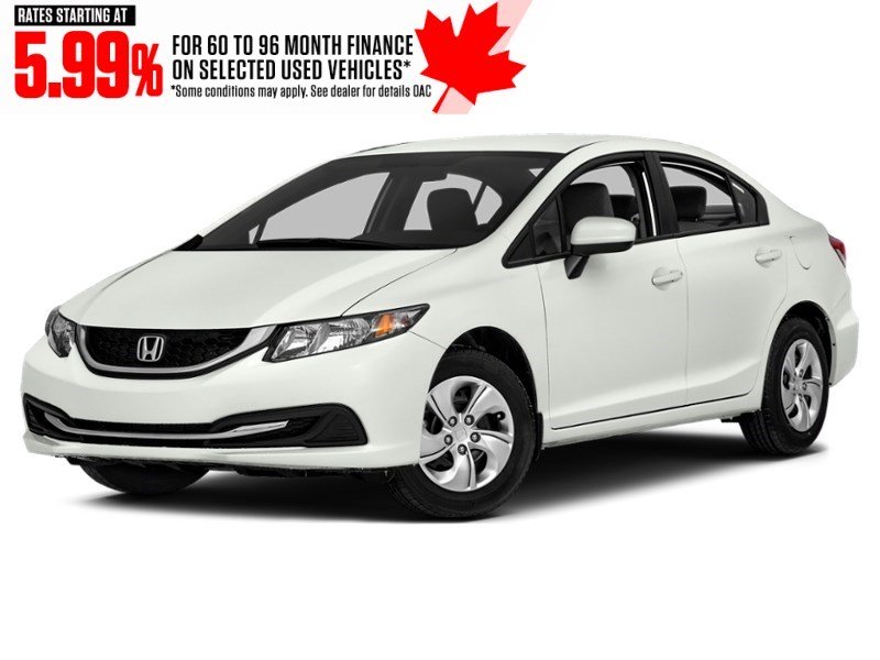 2014 Honda Civic 4dr CVT LX Exterior Shot 1