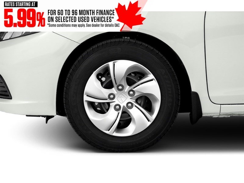 2014 Honda Civic 4dr CVT LX Exterior Shot 5