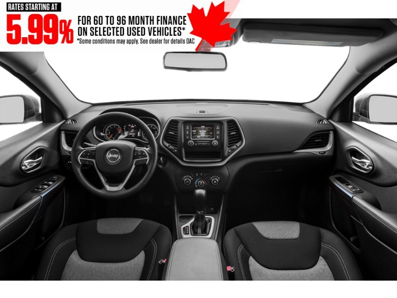 2016 Jeep Cherokee 4WD 4dr Sport Interior Shot 6