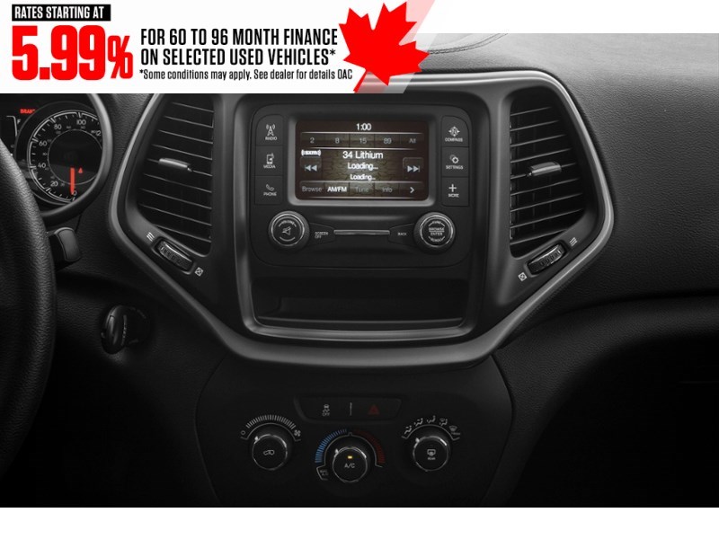 2017 Jeep Cherokee 4WD 4dr Altitude Interior Shot 2
