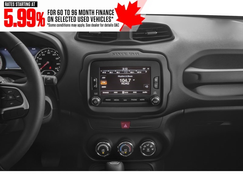 2017 Jeep Renegade 4WD 4dr Trailhawk Interior Shot 2