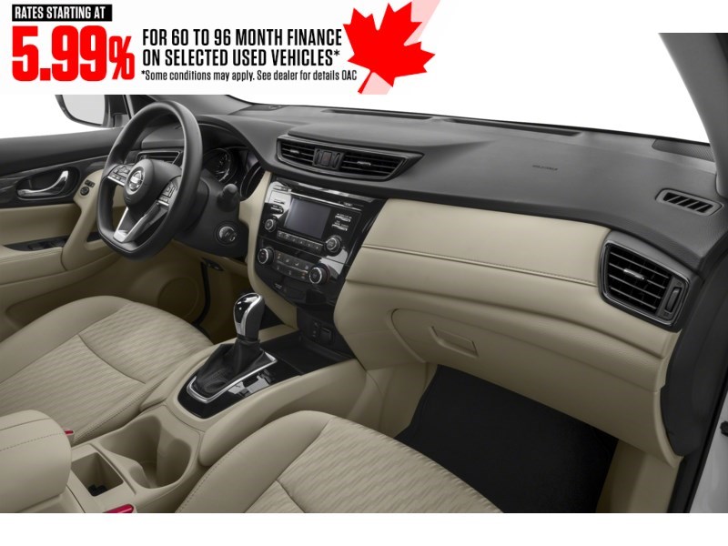 2017 Nissan Rogue AWD 4dr S Interior Shot 1