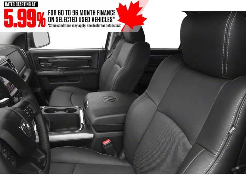 2017 RAM 1500 4WD Crew Cab 140.5" Sport Interior Shot 4