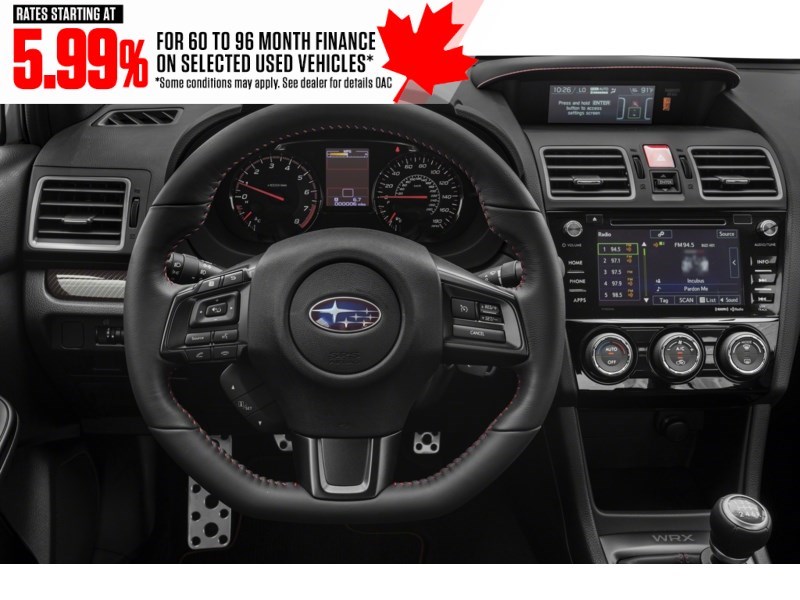 2020 Subaru WRX Sport-tech Manual Interior Shot 3