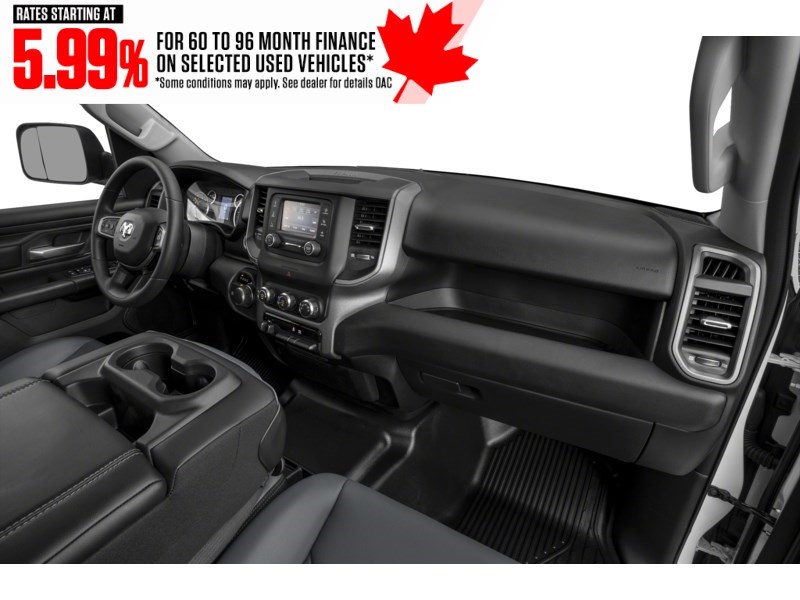 2019 RAM 1500 Tradesman 4x4 Crew Cab 6'4" Box Interior Shot 1