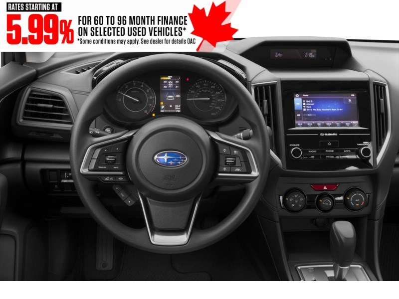 2019 Subaru Impreza 2.0i Convenience 4-door Auto Interior Shot 3
