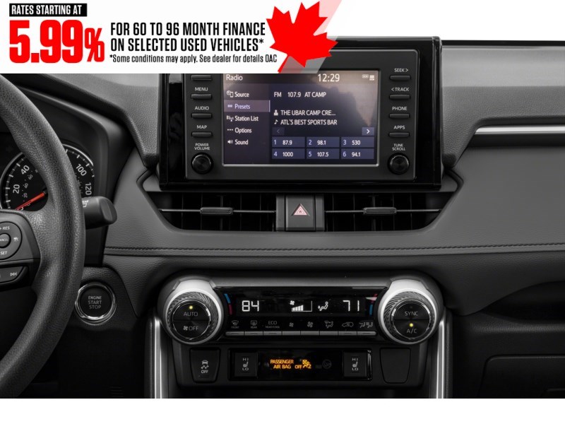 2019 Toyota RAV4 AWD XLE Interior Shot 2