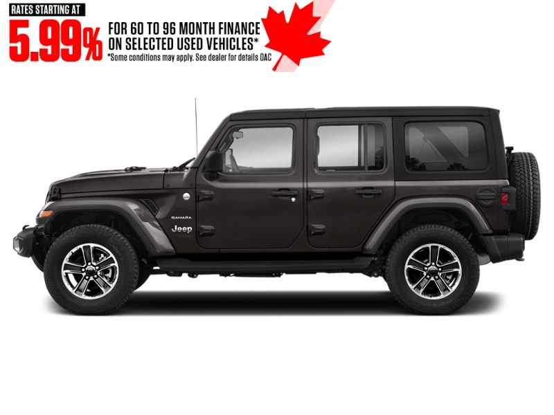 2020 Jeep Wrangler Unlimited Sahara 4x4 Exterior Shot 6
