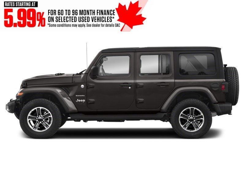 2019 Jeep Wrangler Unlimited Sahara 4x4 Exterior Shot 6