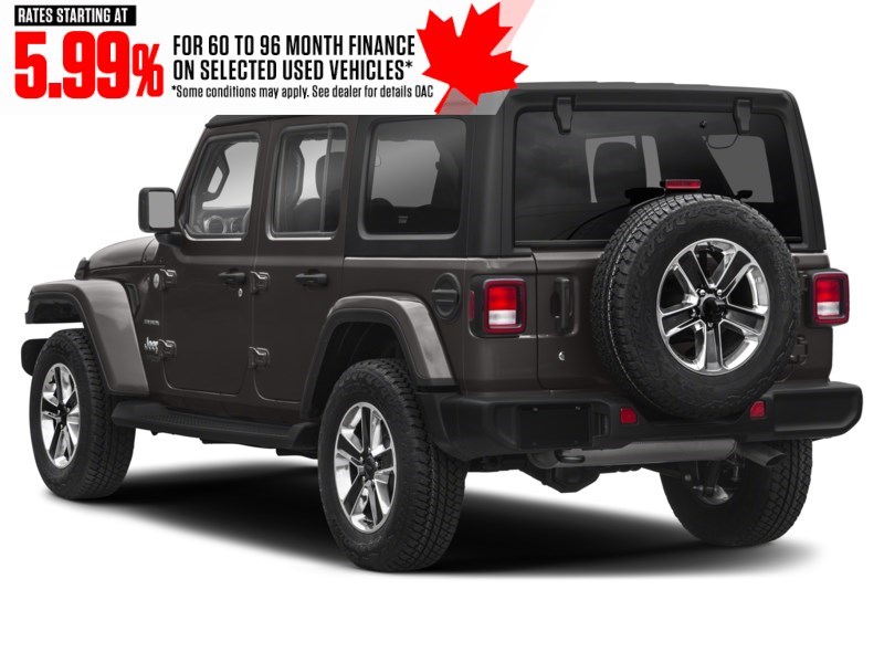 2020 Jeep Wrangler Unlimited Sahara 4x4 Exterior Shot 9
