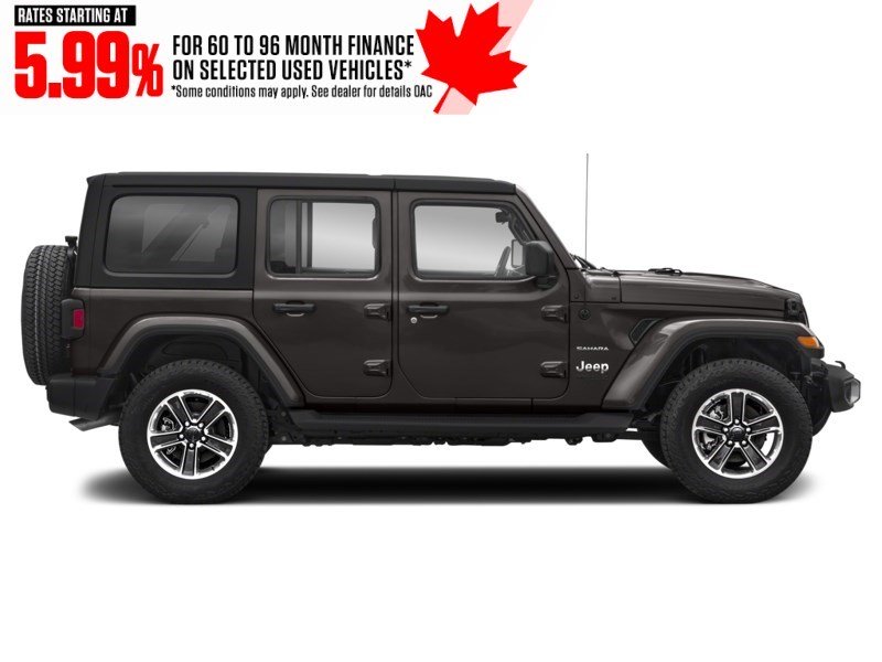 2019 Jeep Wrangler Unlimited Sahara 4x4 Exterior Shot 10