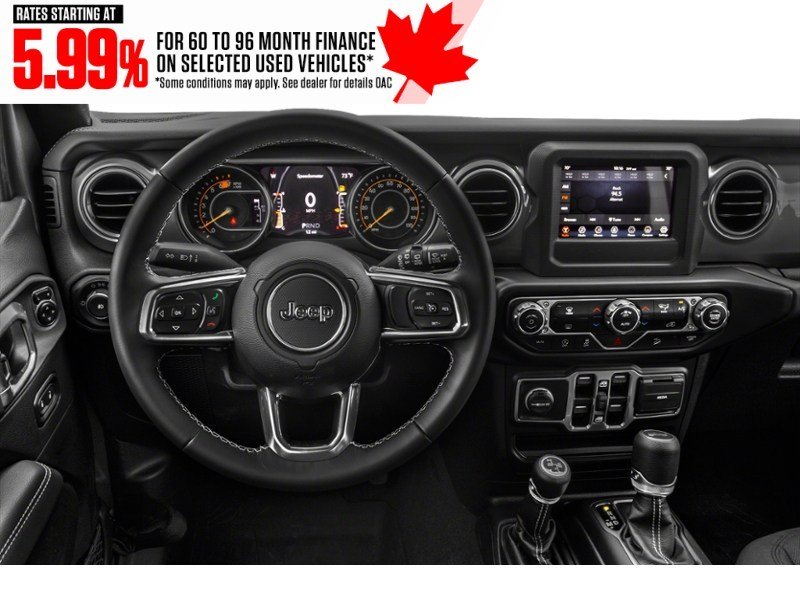 2022 Jeep Wrangler Unlimited Unlimited Sahara Altitude 4x4 Interior Shot 3