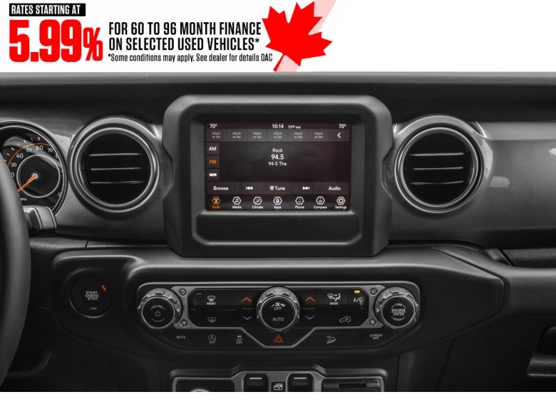 2020 Jeep Wrangler Unlimited Sahara 4x4 Interior Shot 2