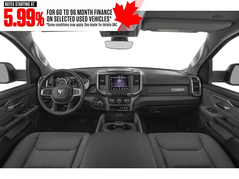 2021 RAM 1500 Big Horn 4x4 Crew Cab 5'7" Box Interior Shot 6