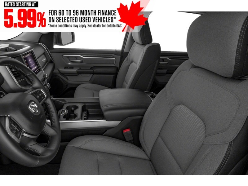 2021 RAM 1500 Big Horn 4x4 Crew Cab 6'4" Box Interior Shot 4