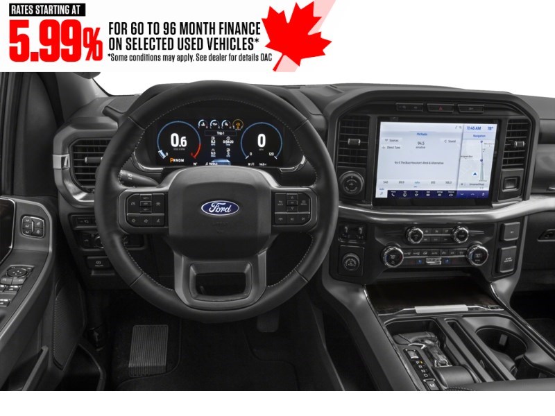 2022 Ford F-150 LARIAT 4WD SuperCrew 5.5' Box Interior Shot 3