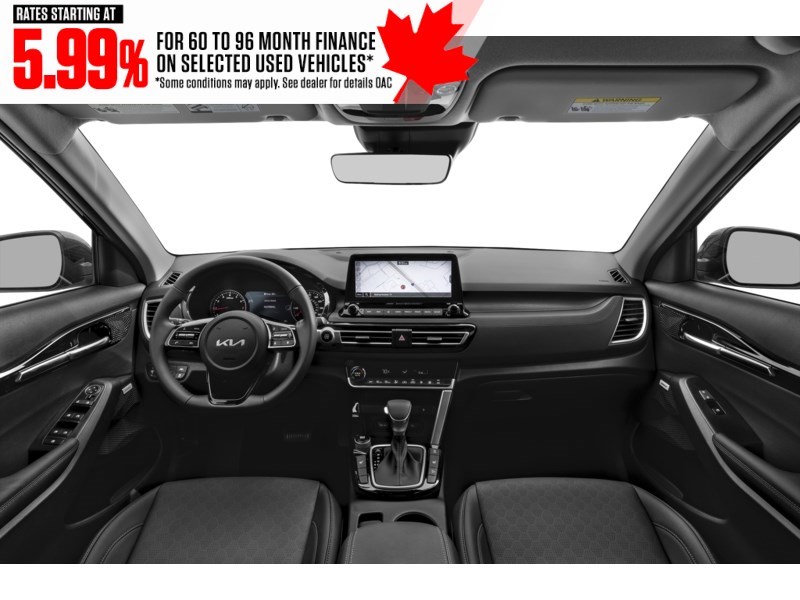 2023 Kia Seltos SX Turbo AWD w/Black Interior Interior Shot 6