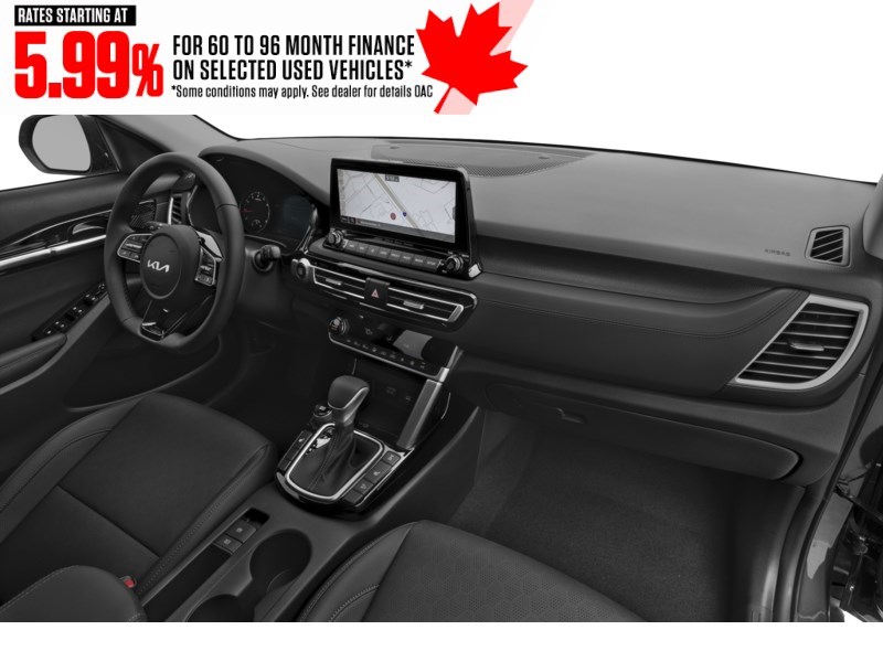 2023 Kia Seltos SX Turbo AWD w/Black Interior Interior Shot 1