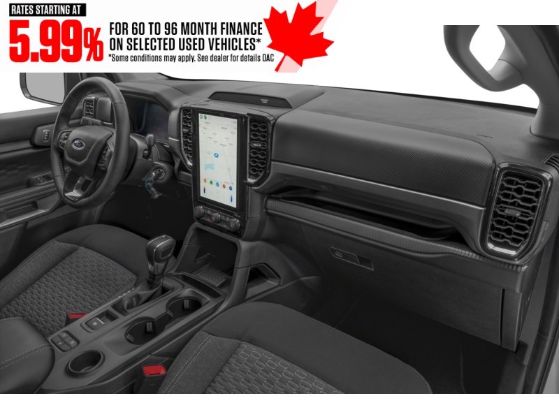 2024 Ford Ranger XLT 4WD SuperCrew 5' Box Interior Shot 1