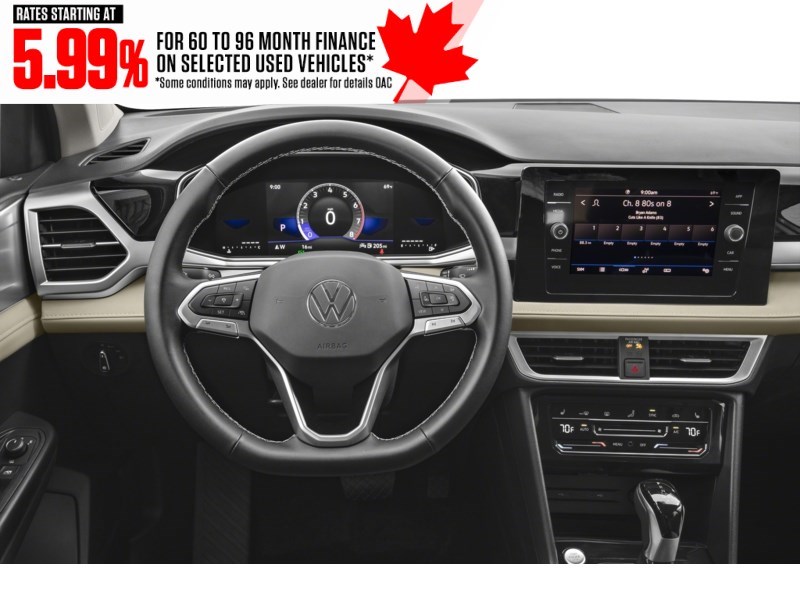 2025 Volkswagen Taos Comfortline 4MOTION Interior Shot 3