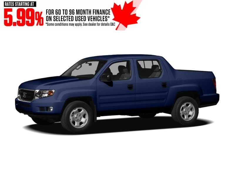 2010 Honda Ridgeline 4WD Crew Cab VP Bali Blue  Shot 2