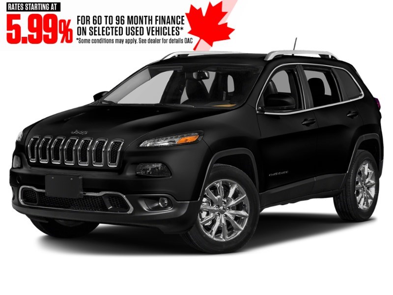 2018 Jeep Cherokee High Altitude 4x4 Diamond Black Crystal Pearl  Shot 4