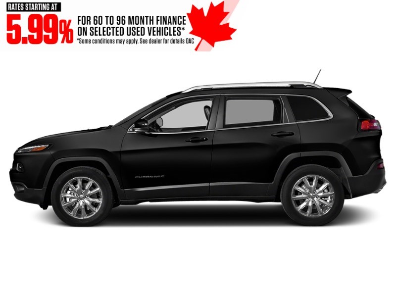 2018 Jeep Cherokee High Altitude 4x4 Diamond Black Crystal Pearl  Shot 3