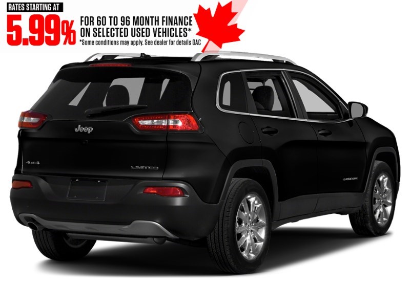 2018 Jeep Cherokee High Altitude 4x4 Diamond Black Crystal Pearl  Shot 2