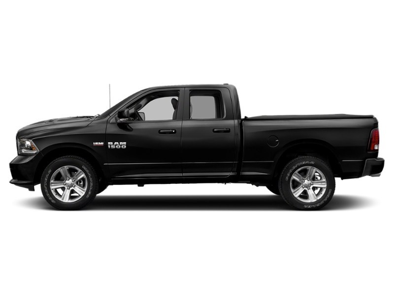 2017 RAM 1500 4WD Quad Cab 140.5" Sport Brilliant Black Crystal Pearl  Shot 5