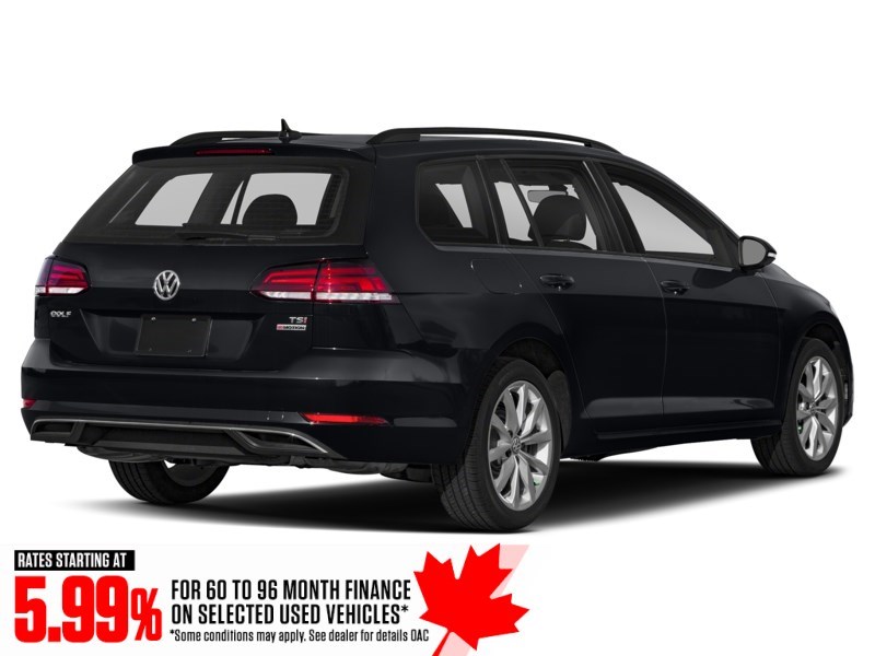 2018 Volkswagen Golf SportWagen Highline DSG 4MOTION Deep Black Pearl  Shot 6