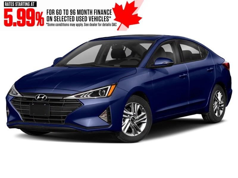 2020 Hyundai Elantra Preferred w/Sun & Safety Package IVT Intense Blue  Shot 4