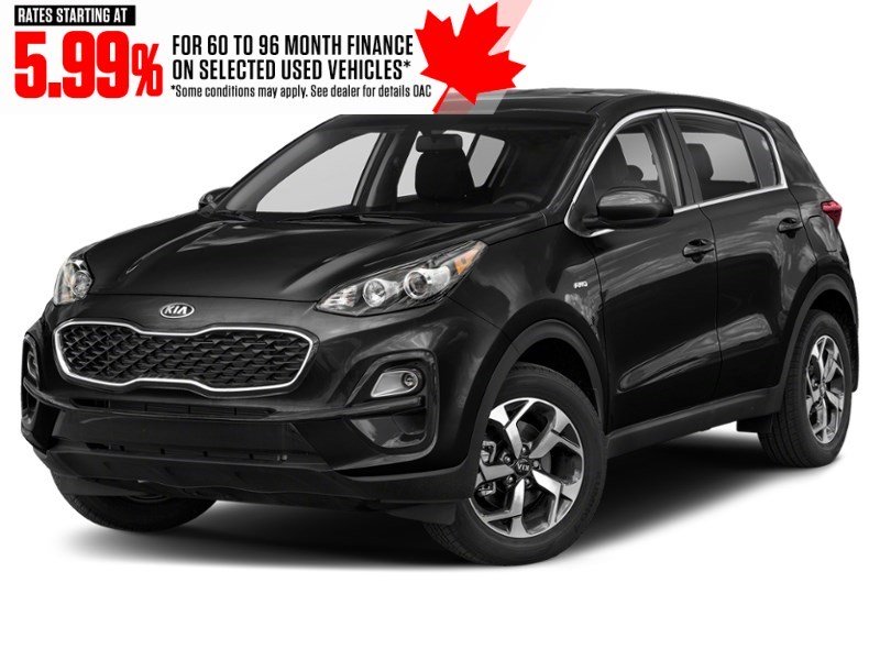 2020 Kia Sportage LX AWD Black Cherry  Shot 1
