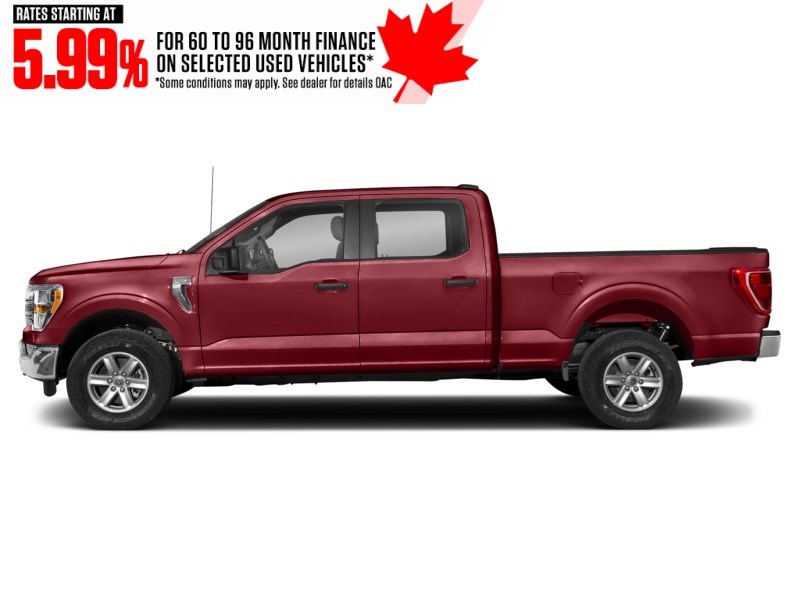 2022 Ford F-150 XLT 4WD SuperCrew 5.5' Box Rapid Red Metallic Tinted Clearcoat  Shot 5
