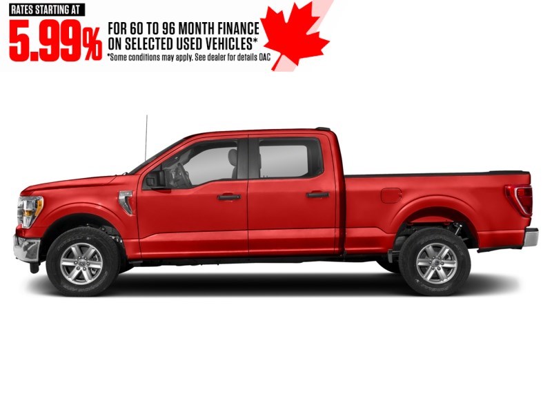 2022 Ford F-150 XLT 4WD SuperCrew 5.5' Box Vermillion Red  Shot 11
