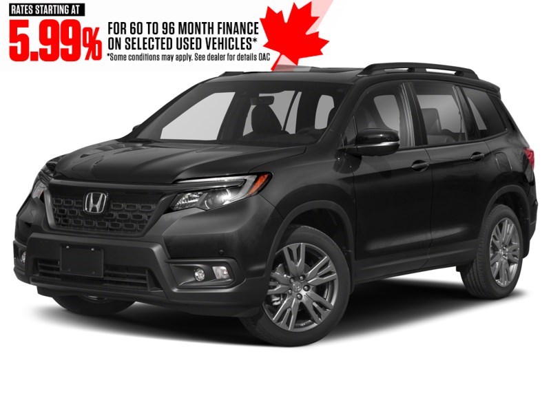2021 Honda Passport EX-L AWD Crystal Black Pearl  Shot 1
