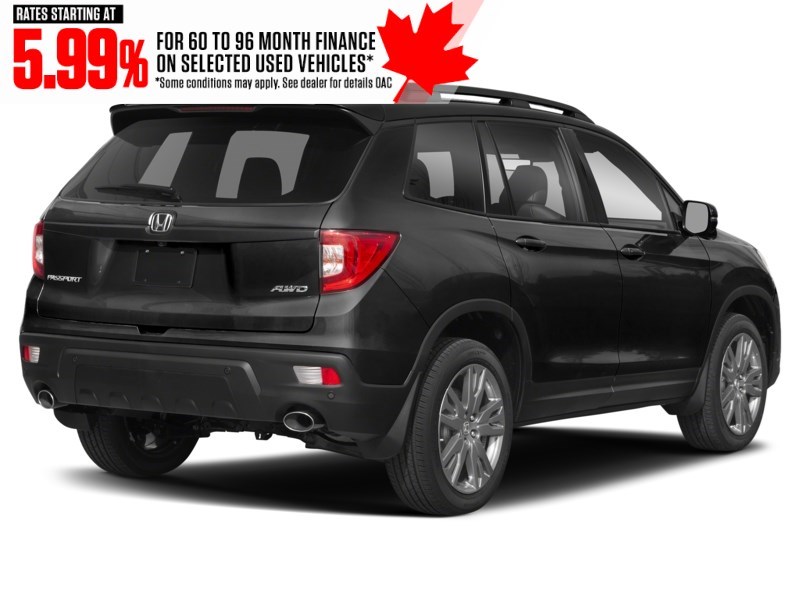 2021 Honda Passport EX-L AWD Crystal Black Pearl  Shot 2