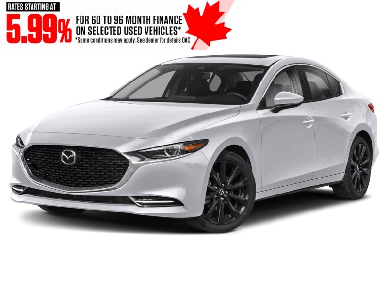 2021 Mazda Mazda3 GT w/Turbo Auto i-ACTIV AWD Snowflake White Pearl  Shot 4