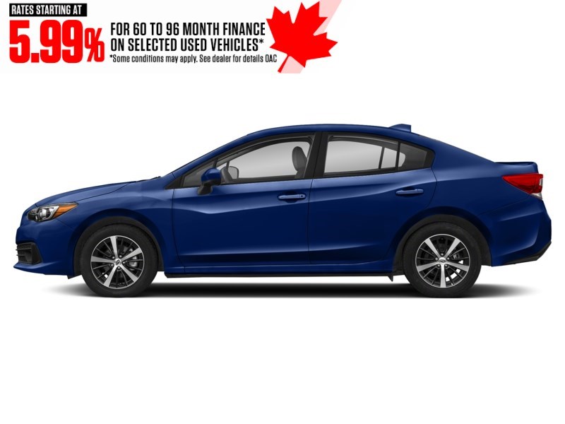 2022 Subaru Impreza Touring 4-door CVT w/EyeSight Sapphire Blue Pearl  Shot 3