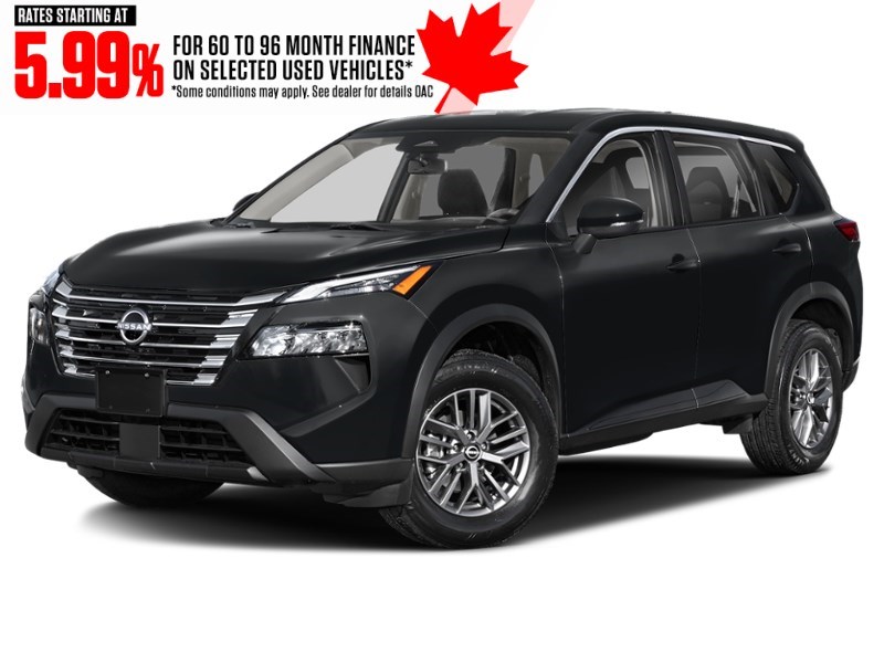 2024 Nissan Rogue AWD S Super Black  Shot 4